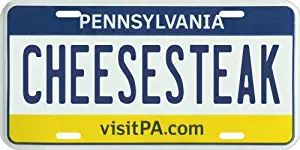 Philly Cheesesteak Philadelphia Pennsylvania PA Aluminum License Plate