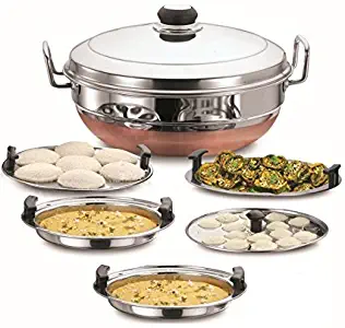 COPPER BOTTOM MULTI KADAI (IDLI COOKER)