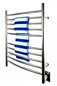 Amba RWH-CP Radiant Hardwired Curved Towel Warmer, Polished