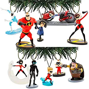 Characteristix Disney Pixar's Incredibles 2 Deluxe Ornament Set of 10