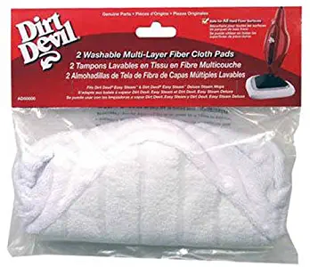 Dirt Devil Steam Mop Pads (2-Pack), AD50000