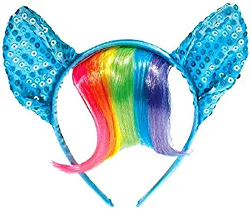 American Greetings 5544239 My Little Pony Party Supplies, Deluxe Rainbow Headband (1Count)