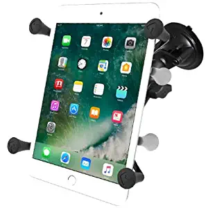 RAM X-Grip with RAM Twist-Lock Suction Cup Mount for 7"-8" Tablets