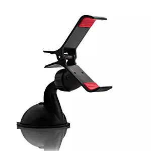 Esoulk Car Phone Mount Holder, Windshield/Dashboard Universal Car Mobile Phone Cradle for iOS/Android Smartphone and More