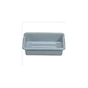 Rubbermaid Commercial 640-3349-GRAY Dur-X Bus-Utility Box4.6Gal Cap.