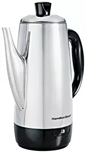 Hamilton Beach 40616 Stainless-Steel 12-Cup Electric Percolator