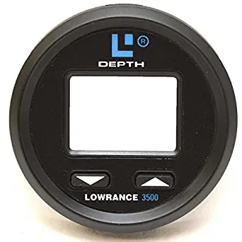 Lowrance Boat Depth Gauge Bezel 000-0051-611 | 2 3/8 Inch Black Bezel Only