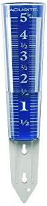 AcuRite 00850A2 5-Inch Capacity Easy-Read Magnifying Rain Gauge