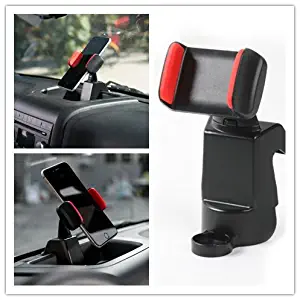 Highitem 360 Degree Car Cell Phone Bracket Dash Mount Holder Fit for Jeep Wrangler 2012-2017