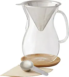 Caribou 8 Cup Pour Over Coffee Brewer by Caribou Coffee (6 Cup)