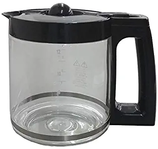12 Cup Glass Coffee Carafe Replacement Pot Coffeemaker for Hamilton Beach 49980Z