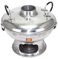 Shabu Hot Pot Tom Yum Coconut Soup Ice Cream Stainless Steel Bowl Asian Decorate Cookware Picnic Party