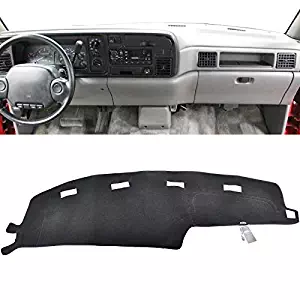 XUKEY Dashboard Cover for Dodge Ram 1500 2500 3500 1994-1997 Dash Cover Mat