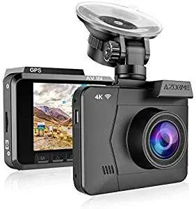 4K Dash Cam with WiFi GPS, AZDOME M06 Dashboard Camera Recorder Driving Recorder Ultra HD 2160P Car Camera with 170 °Wide Angle, WDR, Super Night Vision，G-Sensor
