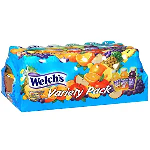 Welch's Drink Variety Pack - Apple; Grape; Orange; Pineapple, 10-Ounce Bottles (Pack of 24)