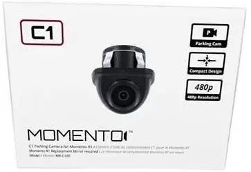 MOMENTO MR-C100 C1 Front/Rear Camera Lip Mount for R1 Rearview Mirror