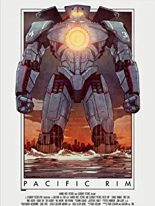 SV1080 Pacific Rim Jaeger Vintage Painting Cool Art Artwork 24x18 Print POSTER