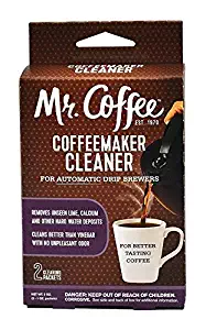 Mr. Coffee Coffeemaker Cleaner - For All Automatic Drip Units, 2 Packets - Set of 2 (Total 4 Packets)