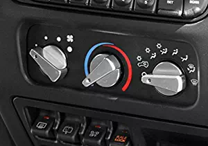 Rugged Ridge 11420.04 Billet Aluminum Climate Control Knob with Red Indicator Light - Pack of 3