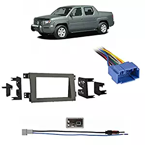 Fits Honda Ridgeline 2005-2008 Double DIN Harness Radio Dash Kit - Taupe