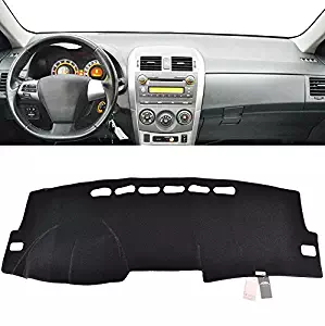 XUKEY Dashboard Cover For Toyota Corolla 2009 2010 2011 2012 2013 Dash Cover Mat