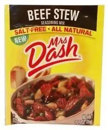 Mrs Dash Beef Stew Seasoning Mix 1.25 Oz (Pack of 2)