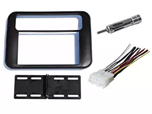Pontiac Firebird / Trans Am 1993 1994 1995 1996 1997 1998 1999 2000 2001 2002 Double Din Aftermarket Stereo Radio Installation Install Dash Kit + Wire Harness and Antenna Adapter