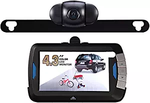 PEAK Digital Wireless Back-Up Camera, Color LCD Monitor, 4.3-inch