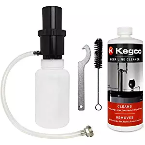 Kegco Beer Line Cleaning Kit - 1 Qt. Bottle w/ 32 oz. Cleaner