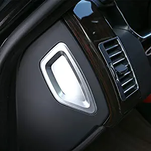 TongSheng ABS Chrome Center Console Dashboard Side Decoration Panel Cover Trim 2pcs for Land Rover Range Rover Vogue L405 2014-2017