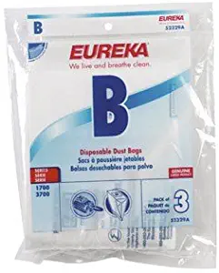 Eureka Canister Vacuum Bags Style B Fits Eureka Peggable Polybag Pack / 3