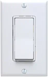 Leviton 5671-2W 15 Amp, 277VAC Switch Decora Standard, Quiet Rocker, Matching Decora wallplate, Residential Grade, Grounding, White