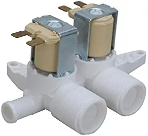 Compatible Water Inlet Valve for General Electric WHDSR315D5WW, General Electric WJSR4160D5WW, General Electric WDSR2080DBWW, General Electric WJRE5550K2WW Washer
