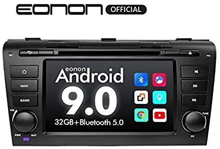 2020 Double Din Car Stereo Android Radio, Eonon Android Head Unit 7 Inch Car Stereo Applicable to Mazda 3 2004-2009 Support Carplay/Android Auto/Bluetooth 5.0/Fast Boot/DVR/Backup Camera/OBDII-GA9351