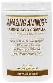 Amazing Amino ACIDS | Pre-digested Amino Acids | 1 Month Supply | Whole Food Derived | Natural Citrus Flavored Powder Mix