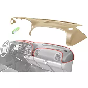 Dash Cover Overlay for Dodge Full Size P/U 98-02 Saddle Tan/K9 Carmel