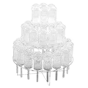 3 Tier-clear Acrylic Push Pop Cake Stand (3TPP)