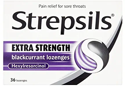 Strepsils Extra 24 Blackcurrent Lozenges