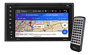 Premium Lanzar Android 6.5" Double Din Bluetooth Widescreen Car Stereo Receiver, Headunit, Touchscreen Tablet Style Display, Wi-Fi Web Browsing, App Download, GPS, HD 1080P Support, SD/USB (SDAND620)