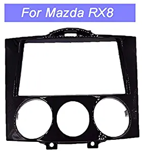 For MAZDA RX8 Double Din Fascia Auto dvd Stereo Panel Mount Install Dash Kit Face Plate 2Din Installation Tirm Kit