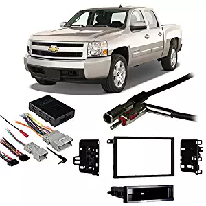 Fits Chevy Silverado Pickup 2003-2006 Double DIN Harness Radio Dash Kit