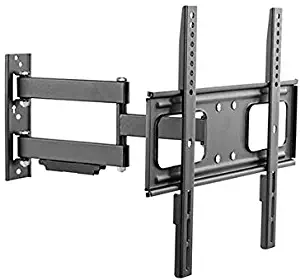 Mount Plus MP-LPA36-443W Outdoor Anti-Theft Full Motion Swivel Weatherproof Tilt TV Wall Mount for Most 32”~70” TVs Perfect Solution for Outdoor TV (Max VESA 400x400)