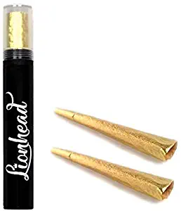 24K Gold King Cones 2 Pre-Rolled Papers - Lionhead - Patent US20070068543A1