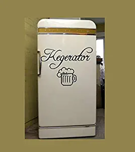 BYRON HOYLE Kegerator Beer Fridge Vinyl DIY Large Sign Decals 22" x 16"