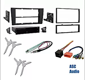 Premium Car Stereo Install Dash Kit, Wire Harness, and Antenna Adapter for Installing an Aftermarket Radio for 2000 2001 Audi A4 with Symphony System