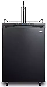 Summit SBC635M7CF 24 Inch Wide 5.6 Cu. Ft. Capacity Free Standing Coffee Kegerator with Single Flat Cold Brew Tap
