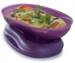 Tupperware Breakfast Maker Microwave Cooker Purple