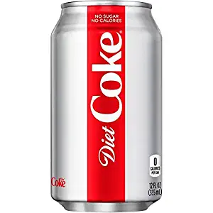 Diet Coke, 12-Ounce Cans (Pack of 24)