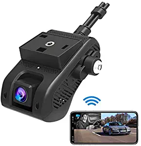 JC200 Dual Dash Cam, Lncoon 3G/WiFi Car Dash Camera 1080P with 3G Live Video Streaming, GPS Tracking, Dashboard Camera DVR Recorder with Loop Recording/G-Sensor/Power Cutoff, Vibration/SOS Alarm