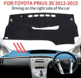 SMABEE for Toyota Prius 30 2010~2015 Car Anti-Slip Mat Dashboard Cover Pad Sunshade Dashmat Carpet Accessories XW30 2011 2012 2013 2014